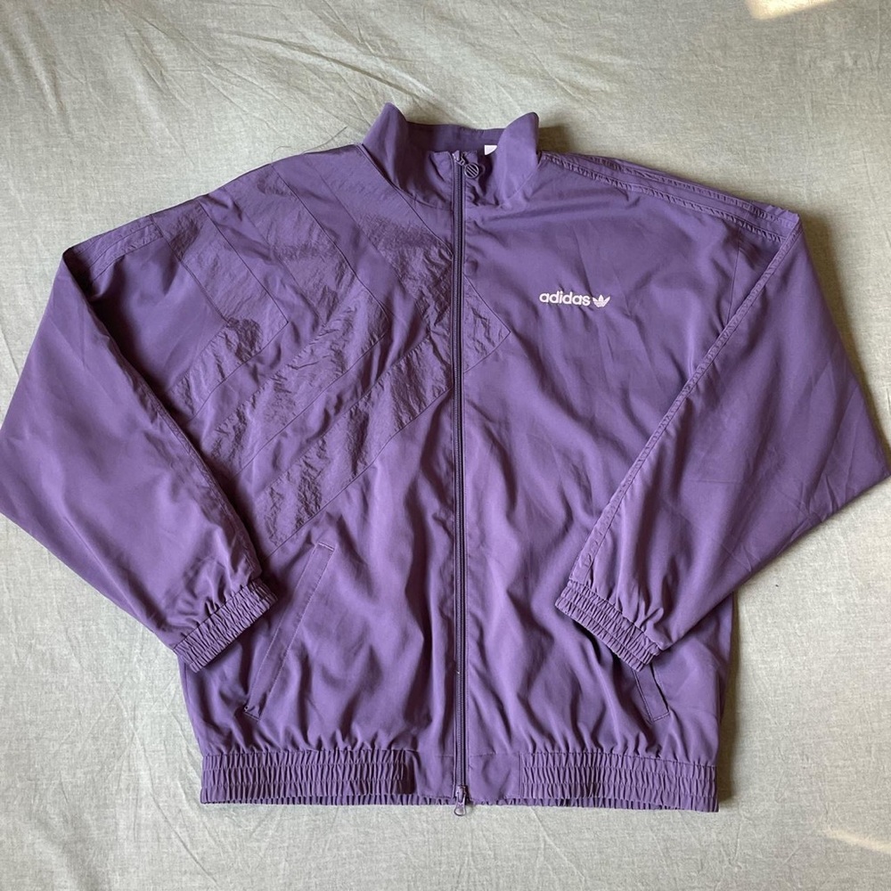 Purple Adidas Tracksuit Jacket